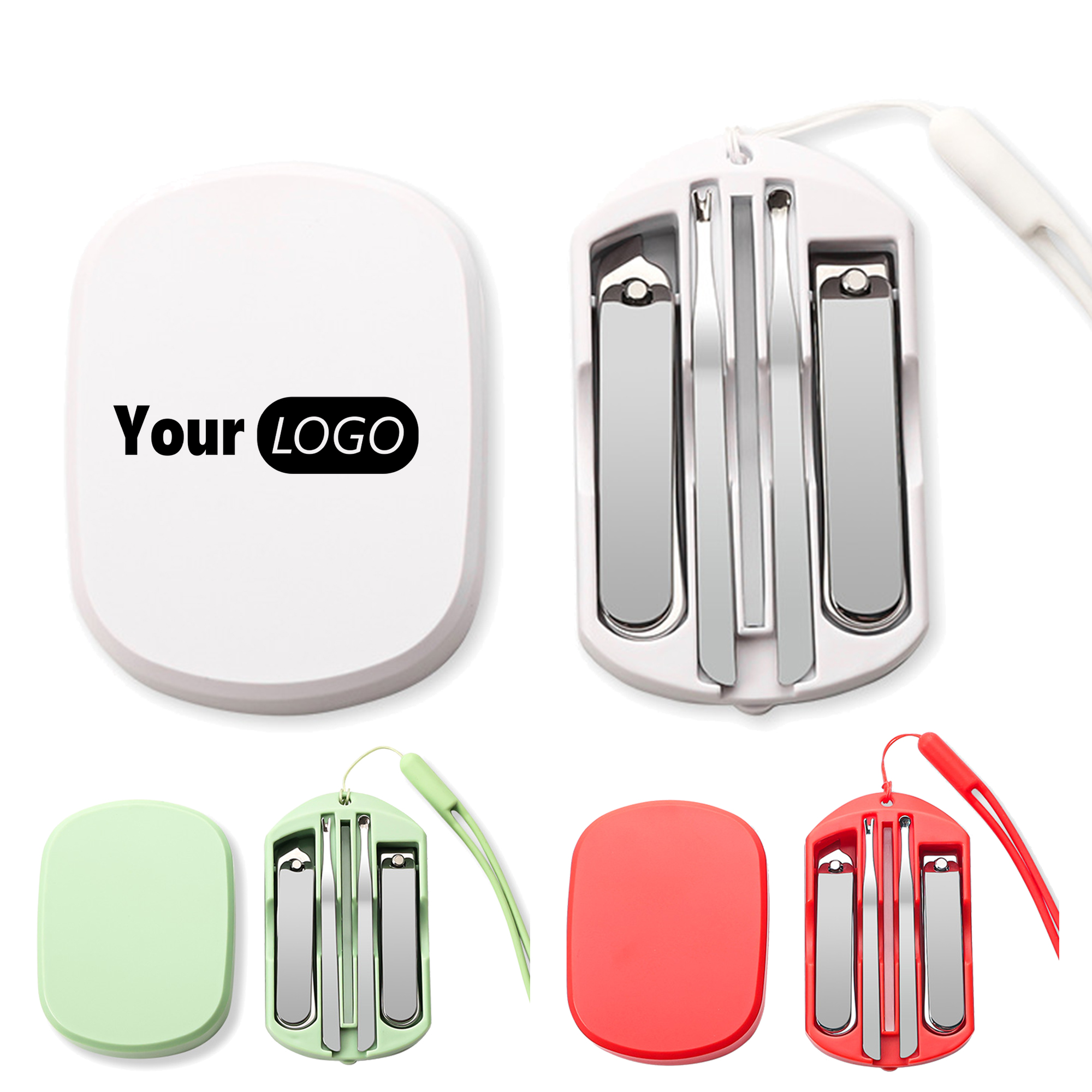 5-in-1 Stainless Steel Manicure Set With Case 2