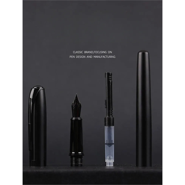 Delicate Gift Titanium Black Fountain Pen