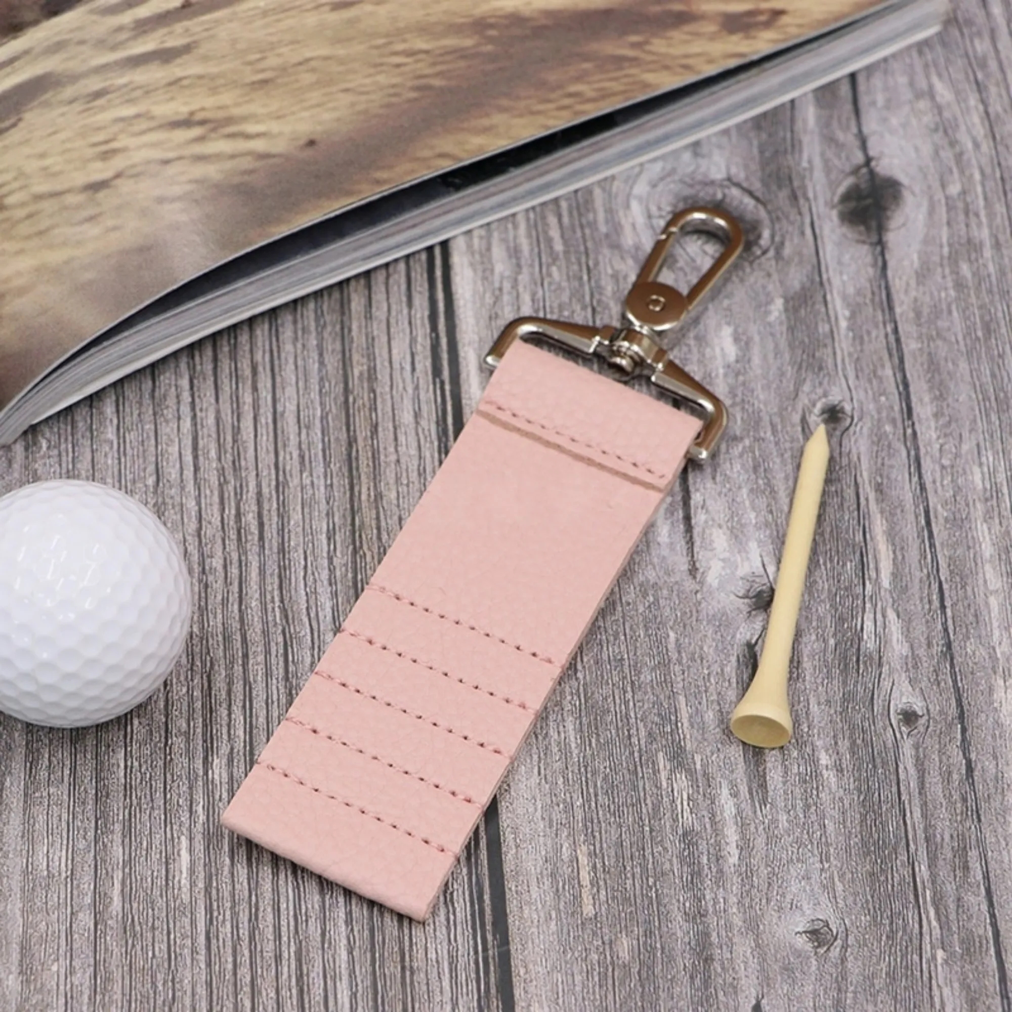 Personalized Leather Golf Tee Holder 10