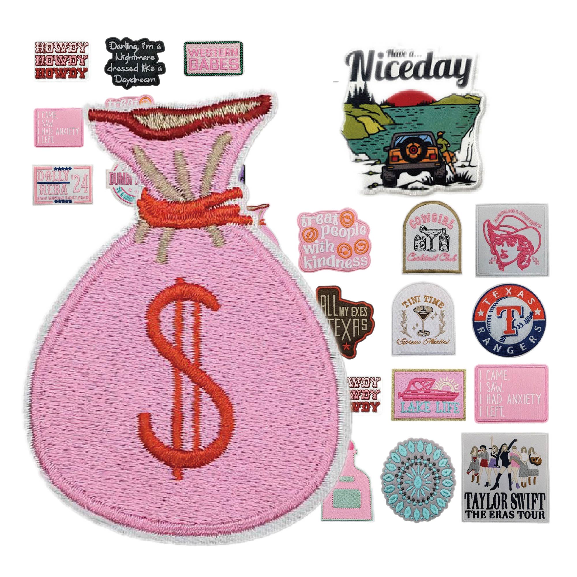 Embroidered Patch with 75% Stitch Coverage 1