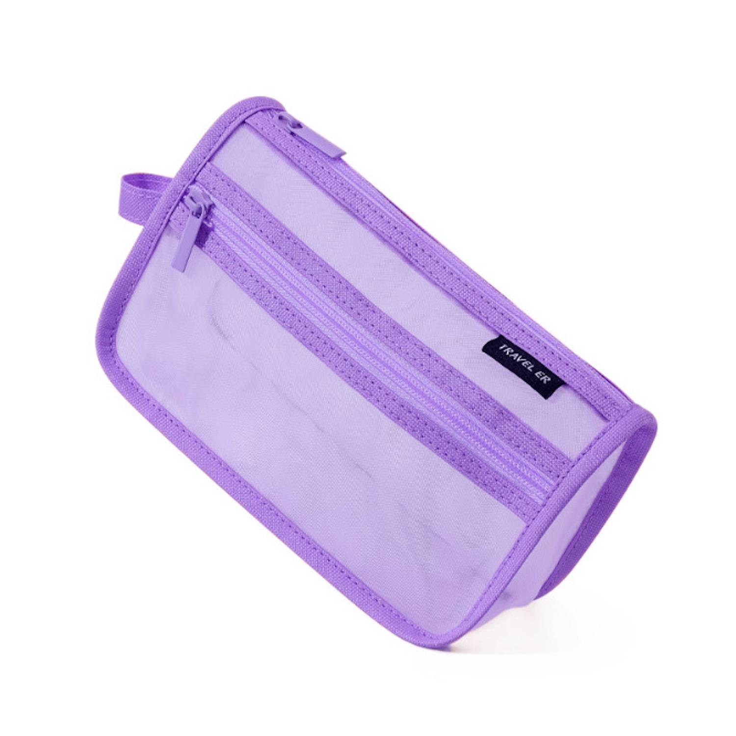 Mesh Pencil Case w/ Handle and Zipper 7