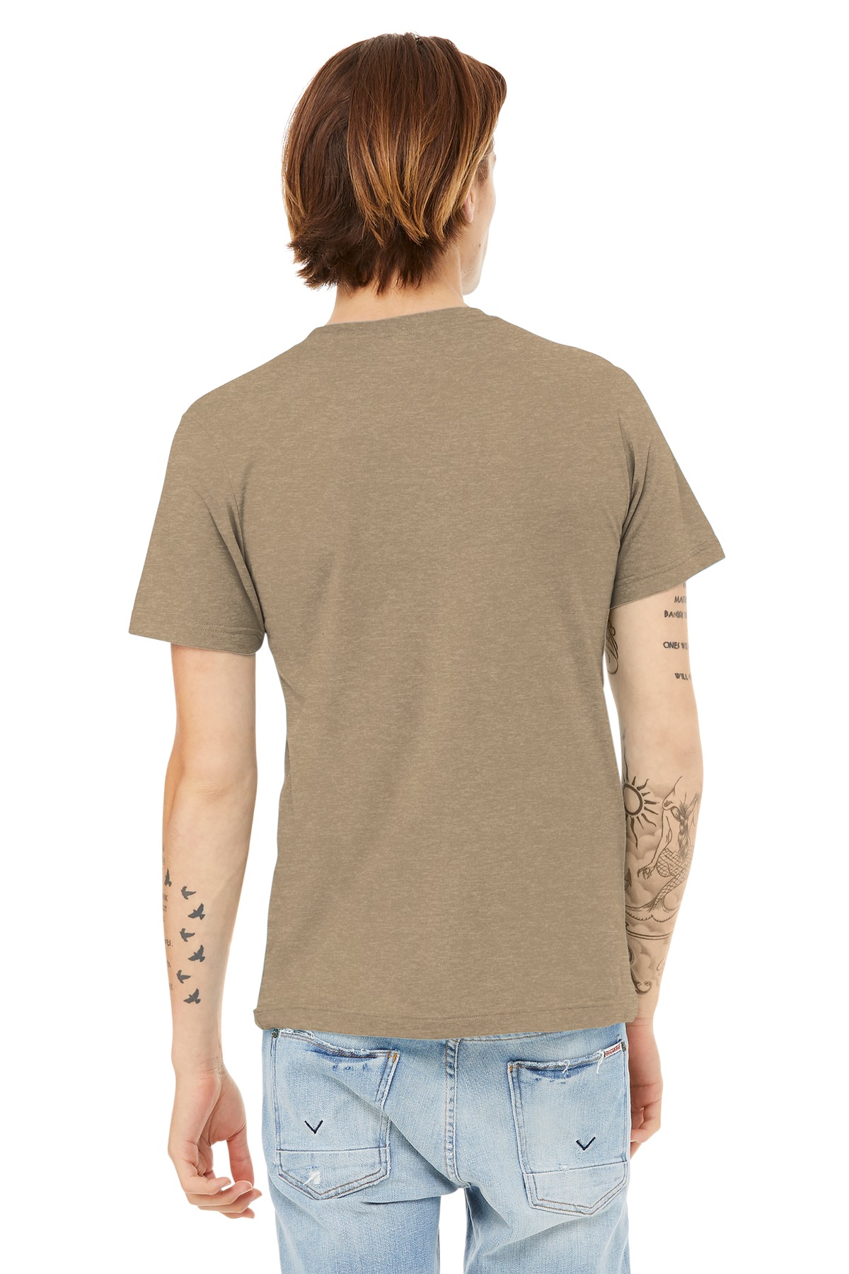 BELLA+CANVAS Unisex Heather CVC Short Sleeve Tee. BC3001CVC 581