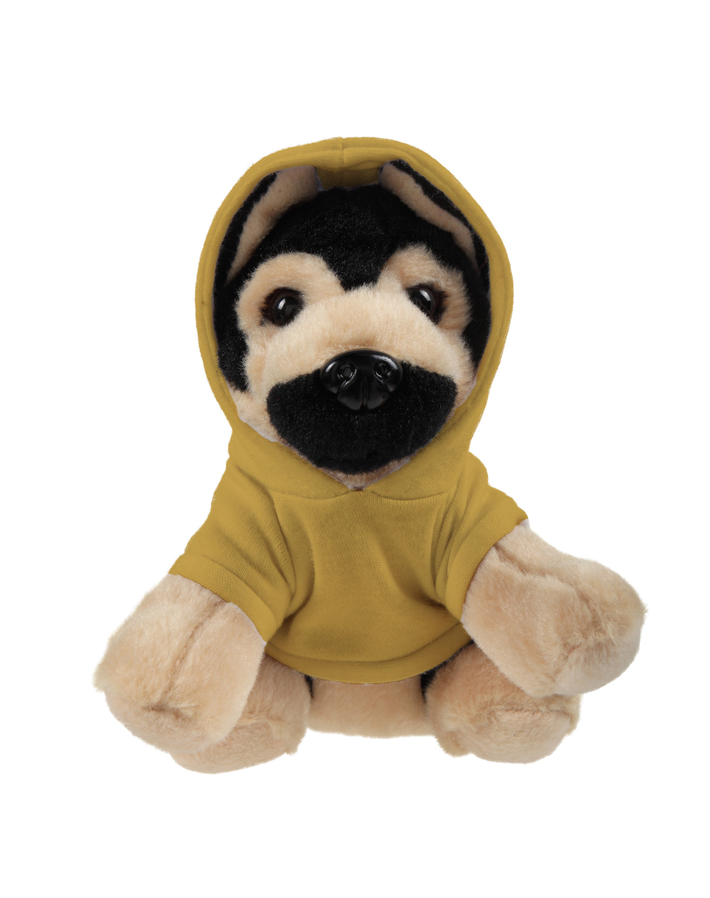 Soft Plush Sitting German Shepard wearing a Hoodie 4