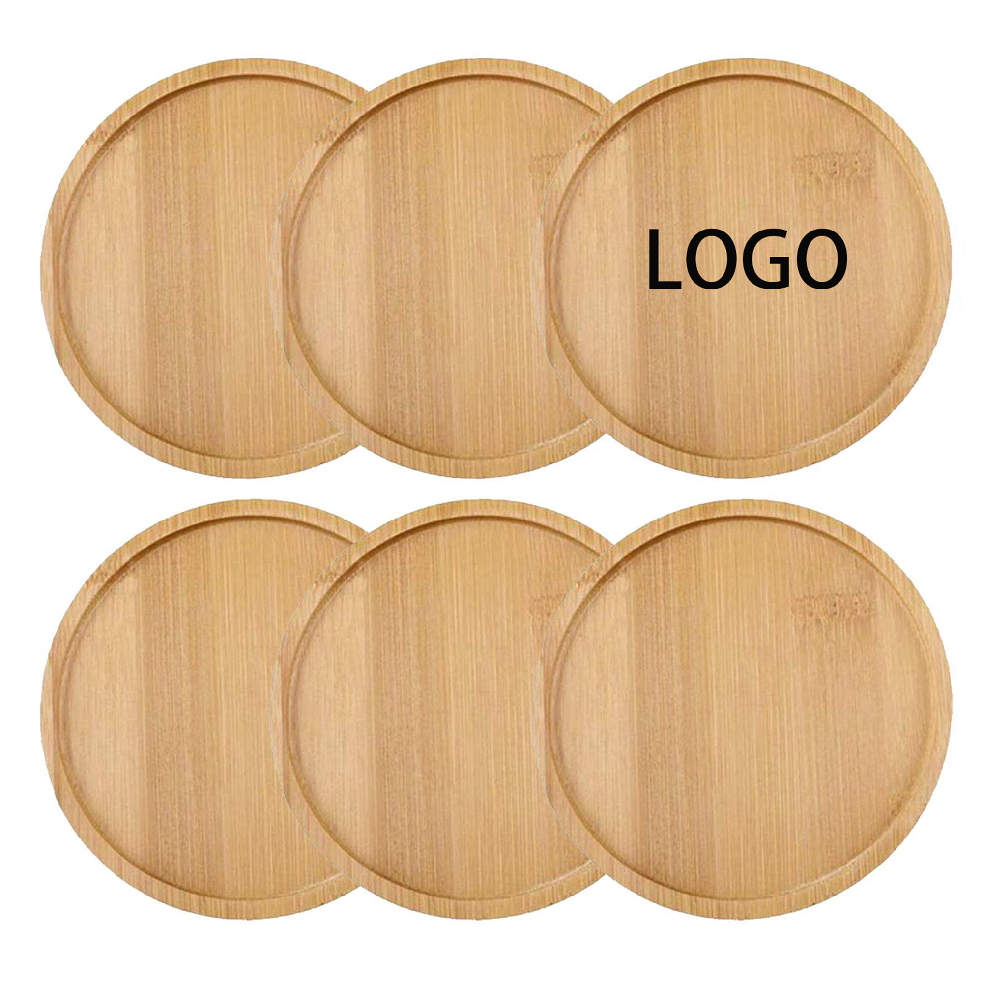 Durable Insulated Round Bamboo Coaster 4