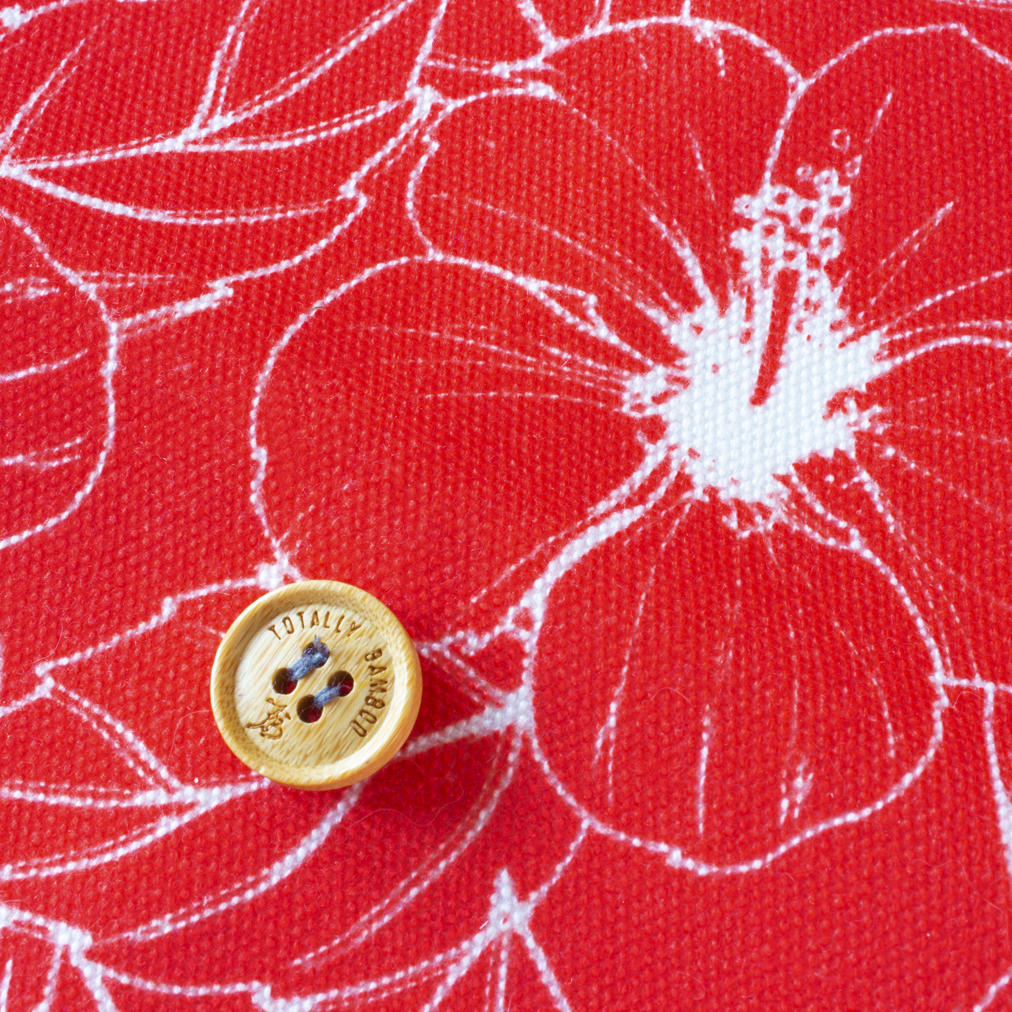 Take-Along Flatware Utensil Roll - Red Hibiscus 8