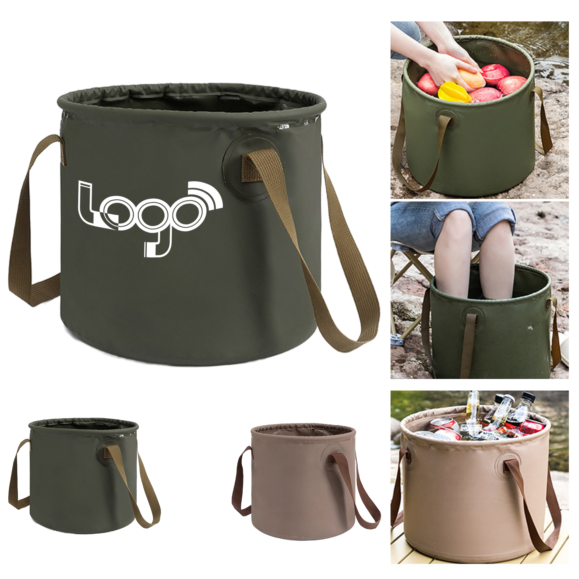 Durable Collapsible Water Bucket for Camping 2