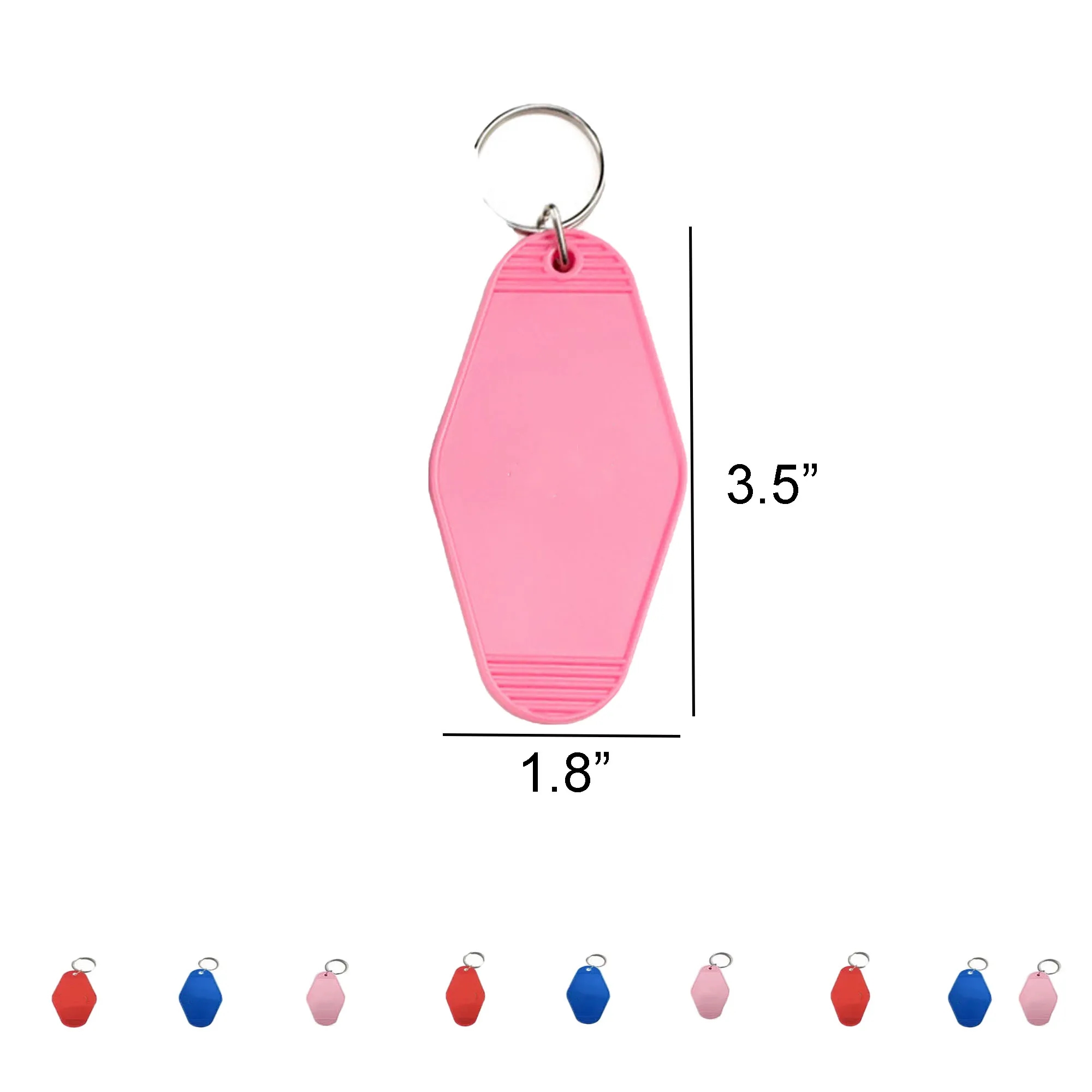 Spot Hotel Motel Keychain Full Color 3