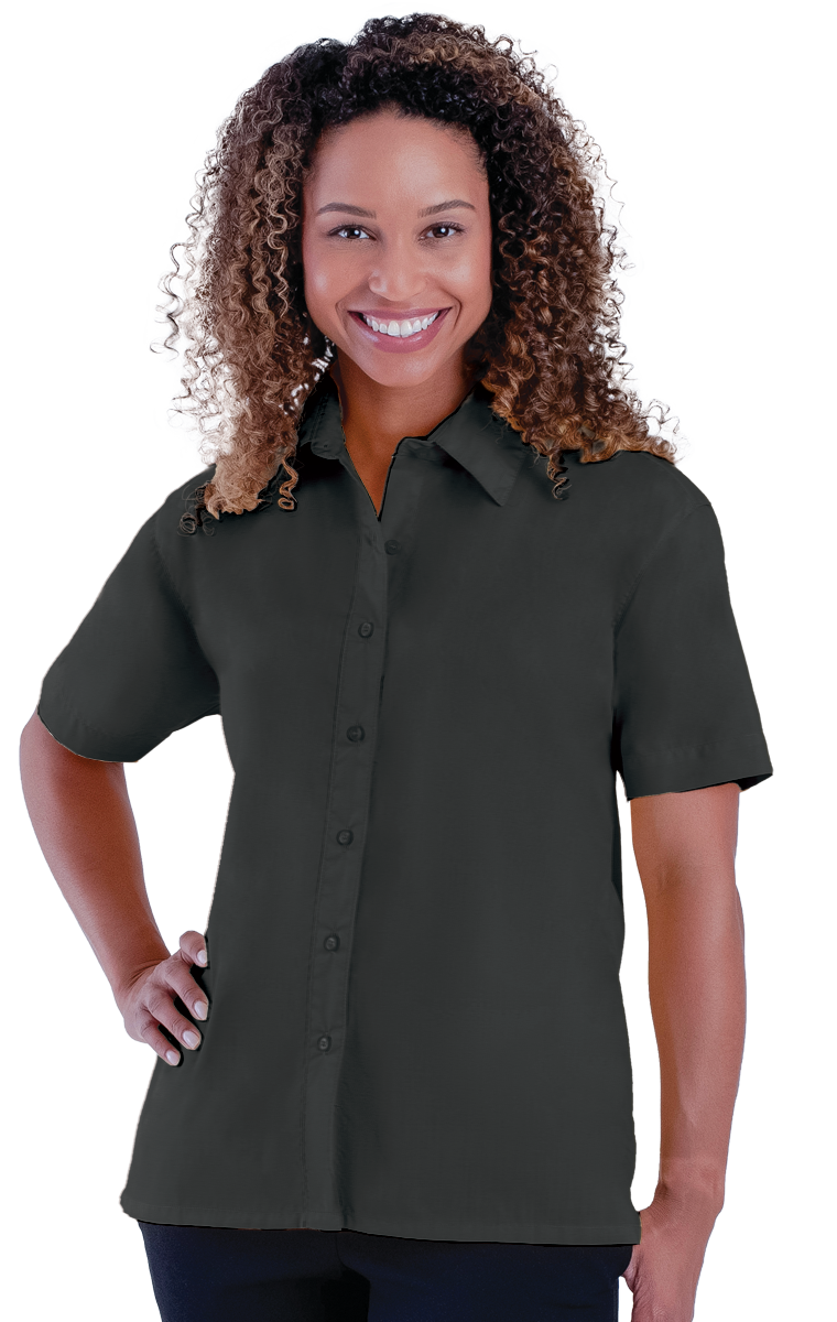 Ladies' Short-Sleeve Value Poplin Shirt 2