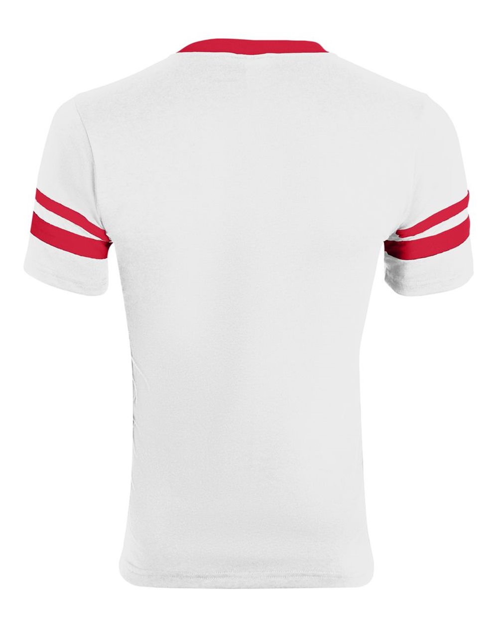 V-Neck Jersey with Striped Sleeves - 360 69