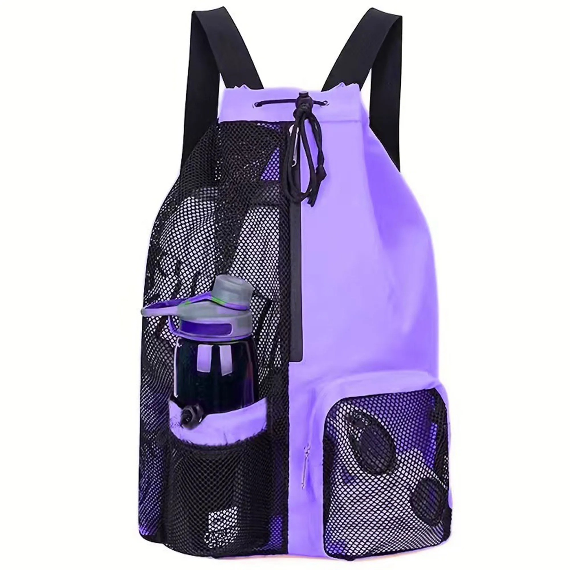 Multi-Function Breathable Mesh Drawstring Backpack 5
