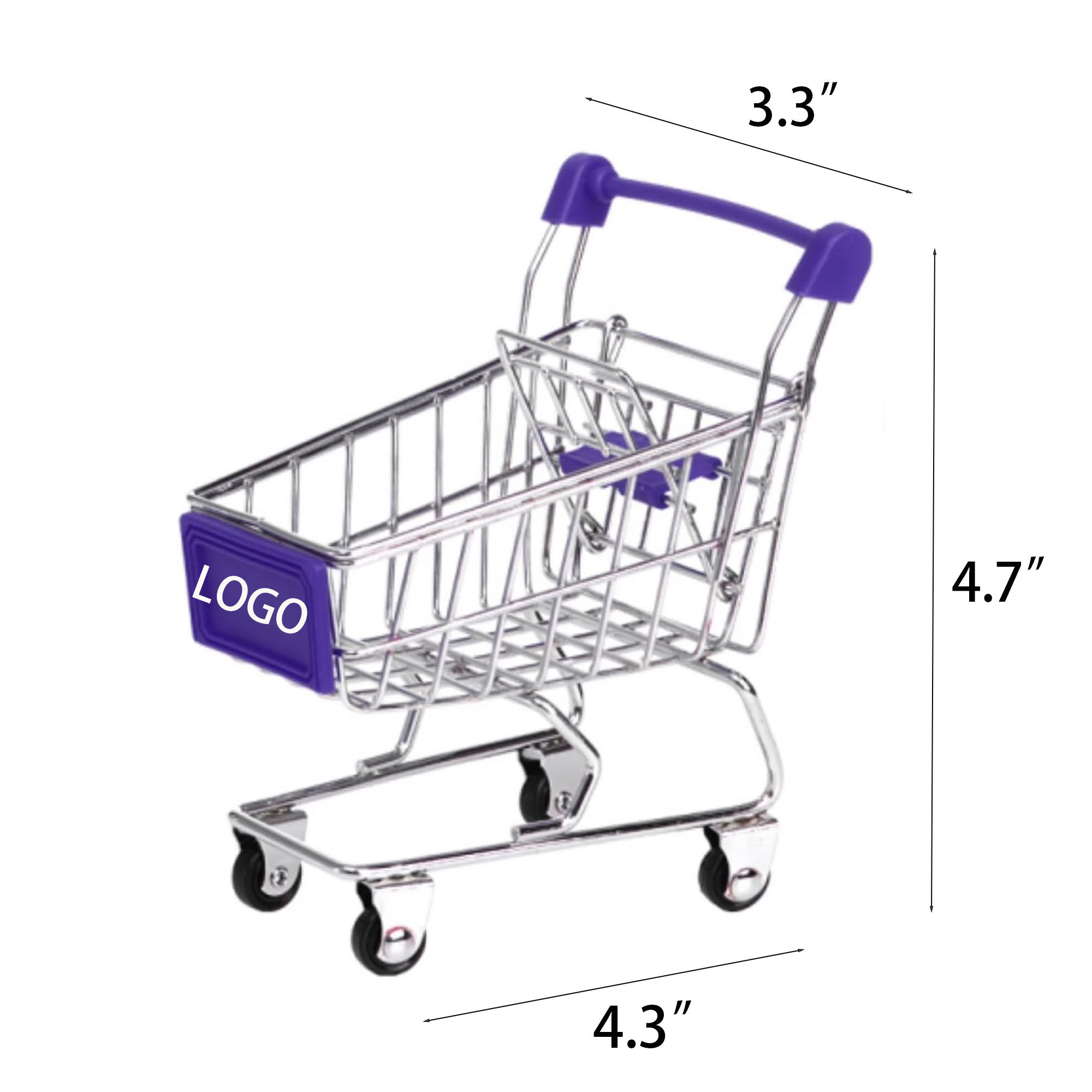 Mini Shopping Cart Desk Accessory 3