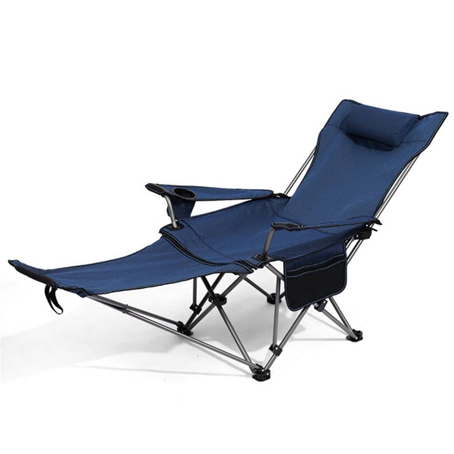 Foldable Camping Chair W/ Footrest 16