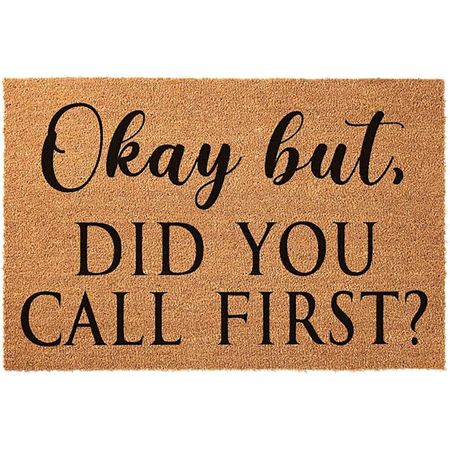Coconut Shell Fiber Door Mat, Customizable 17
