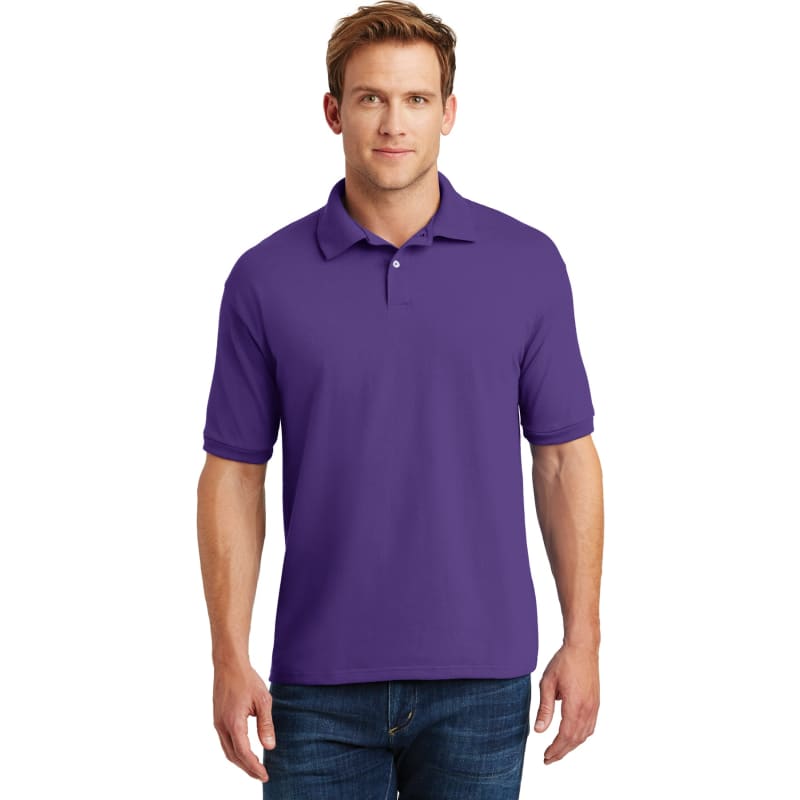 Hanes EcoSmart - 5.2-Ounce Jersey Knit Sport Shirt 48