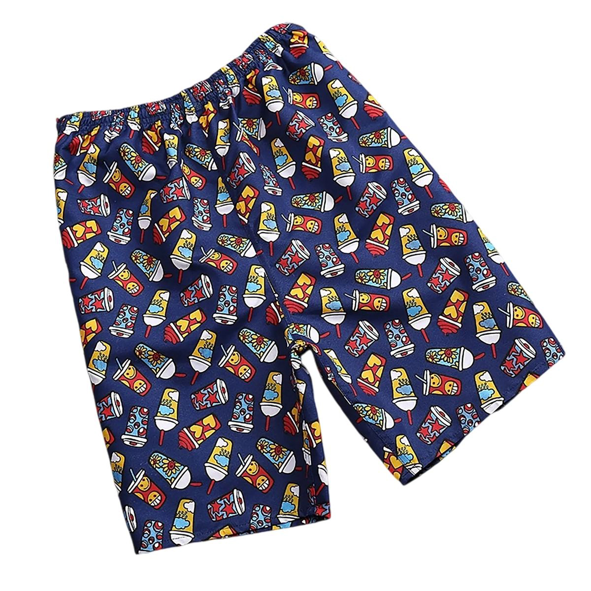 Polyester Beach Shorts with Adjustable Drawstring Waist 10