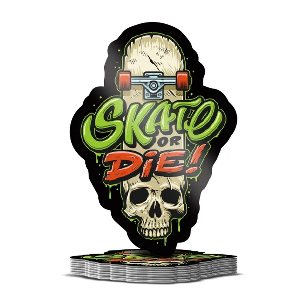 6" Custom Shape Die Cut Sticker 6