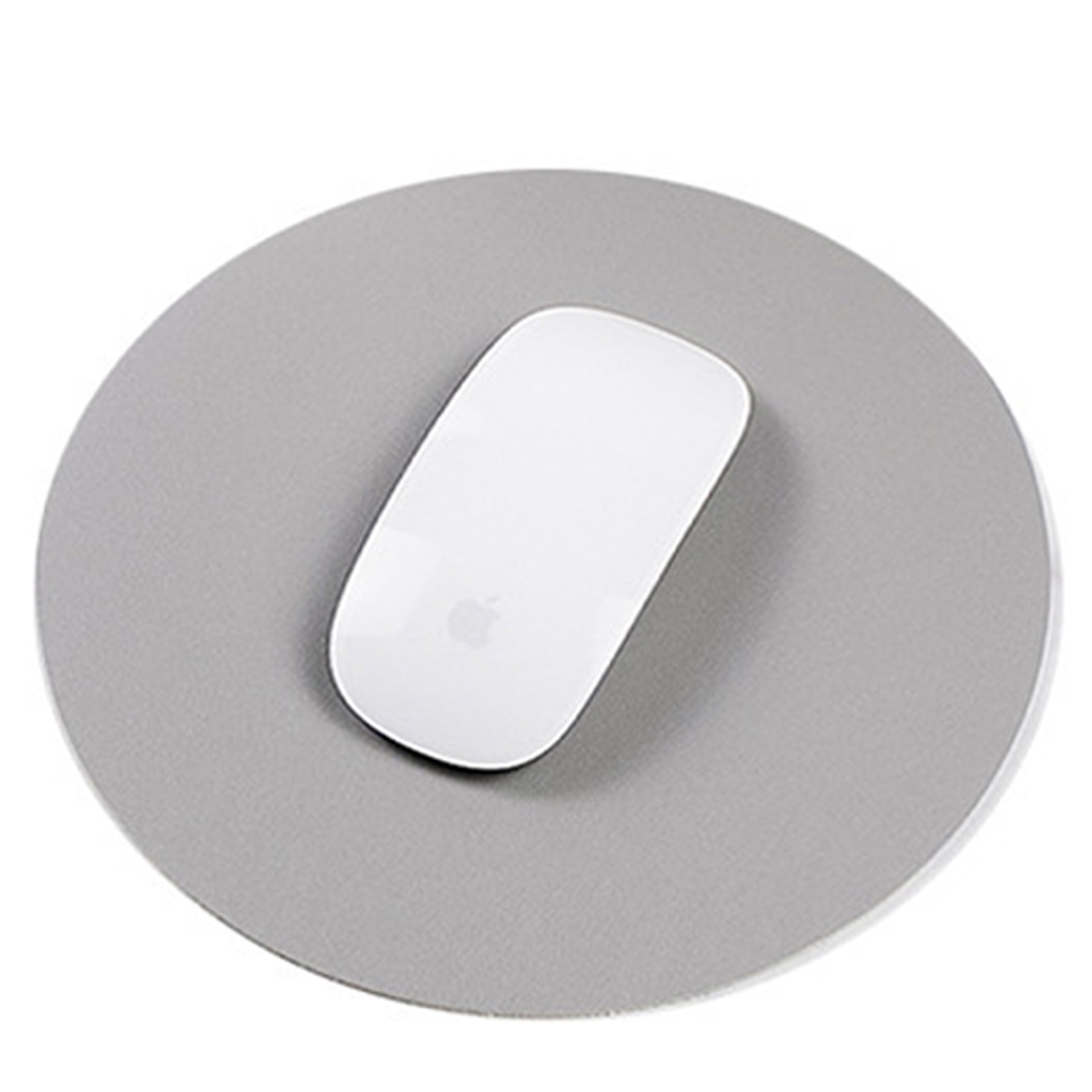 Leather Simple Round Mouse Pad 4