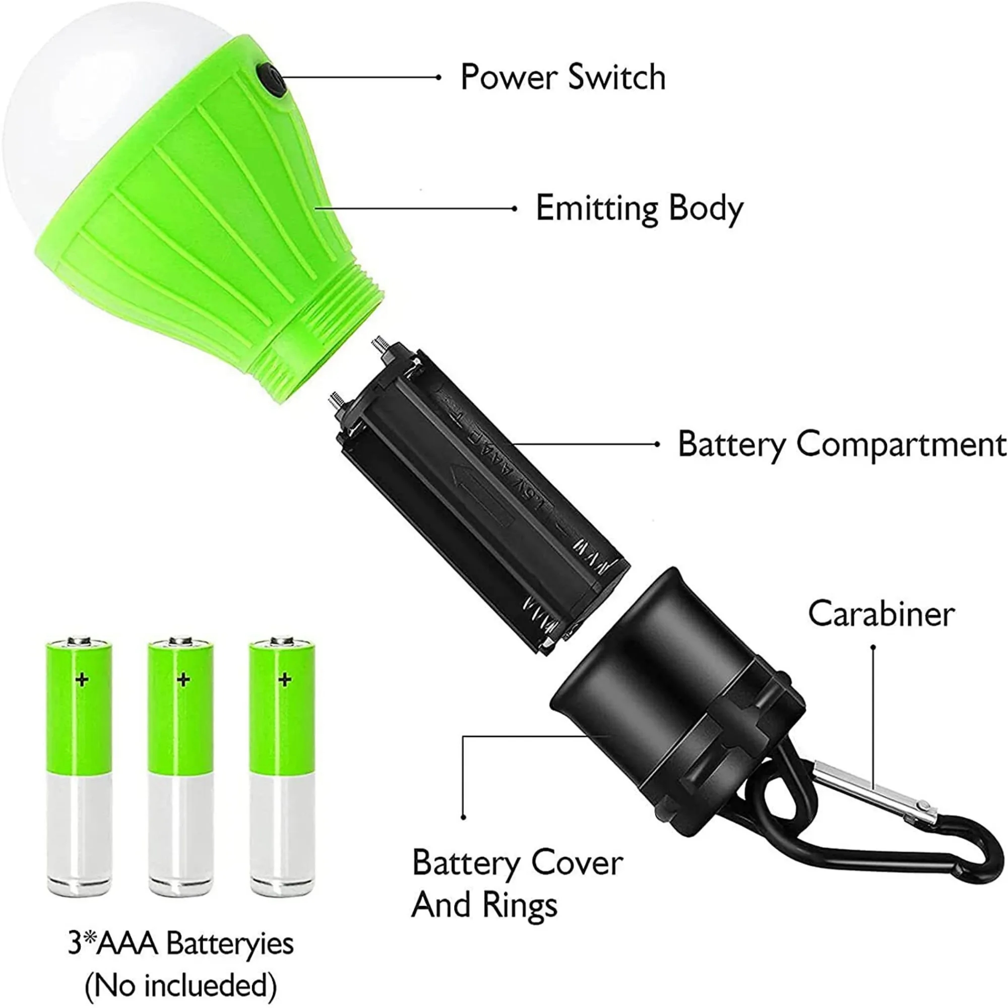 LED Portable Hanging Camping Light Bulbs Tent 7