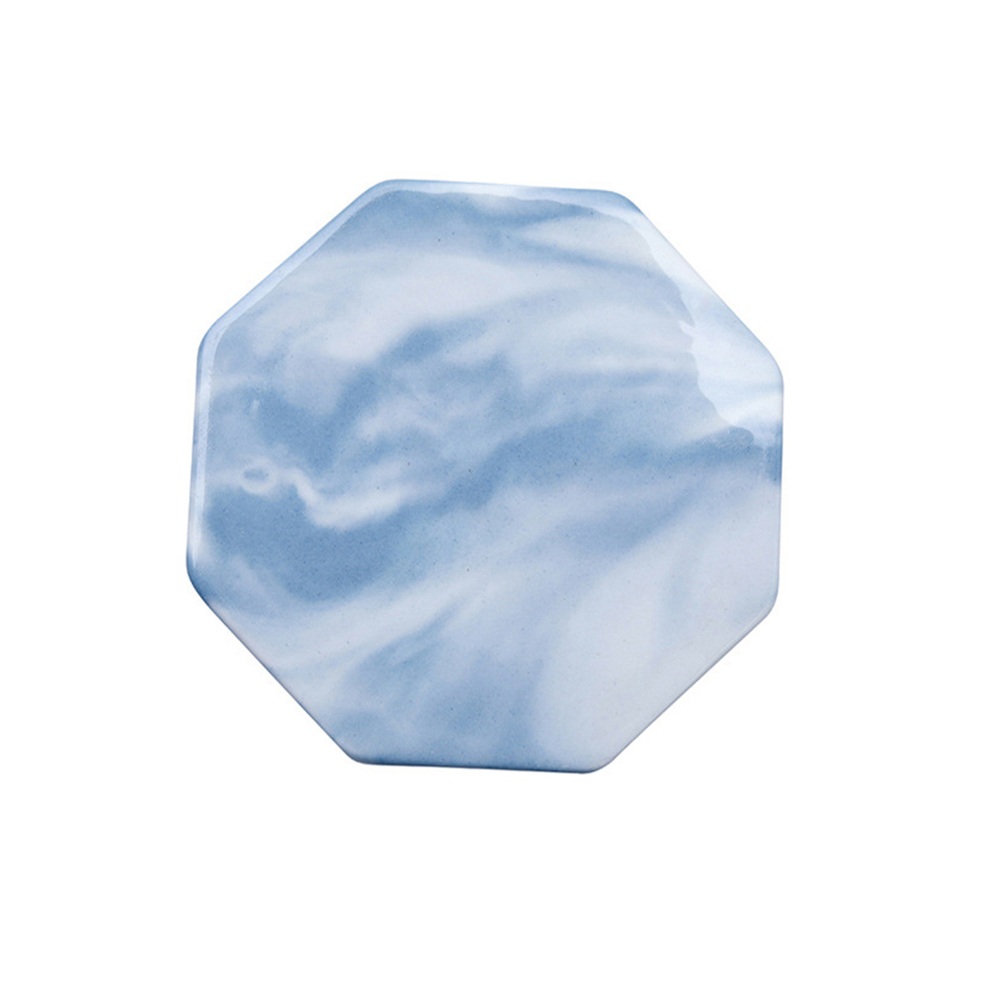 3.6" Ceramic Absorbent Drink Coaster 0.3" Thick 2