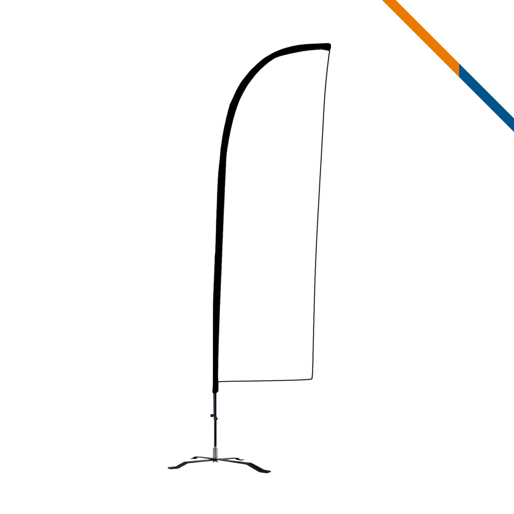 10' Sevio Single-Sided Straight Flag 5
