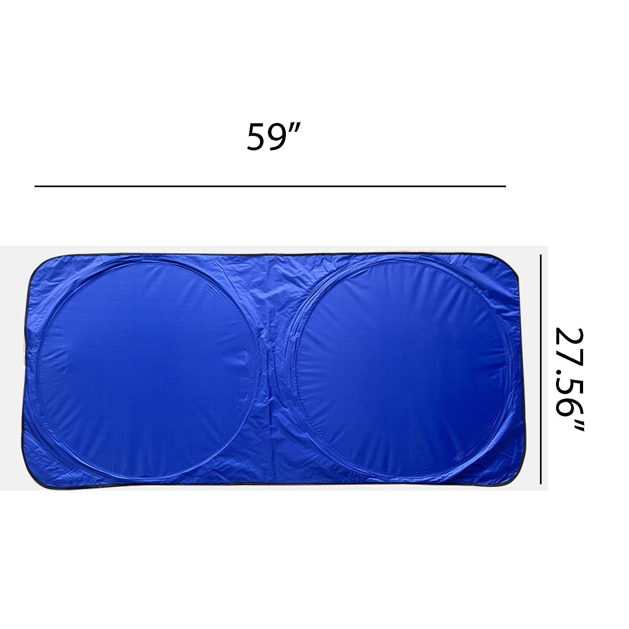 59x28in Universal Car Windshield Sun Shade 1