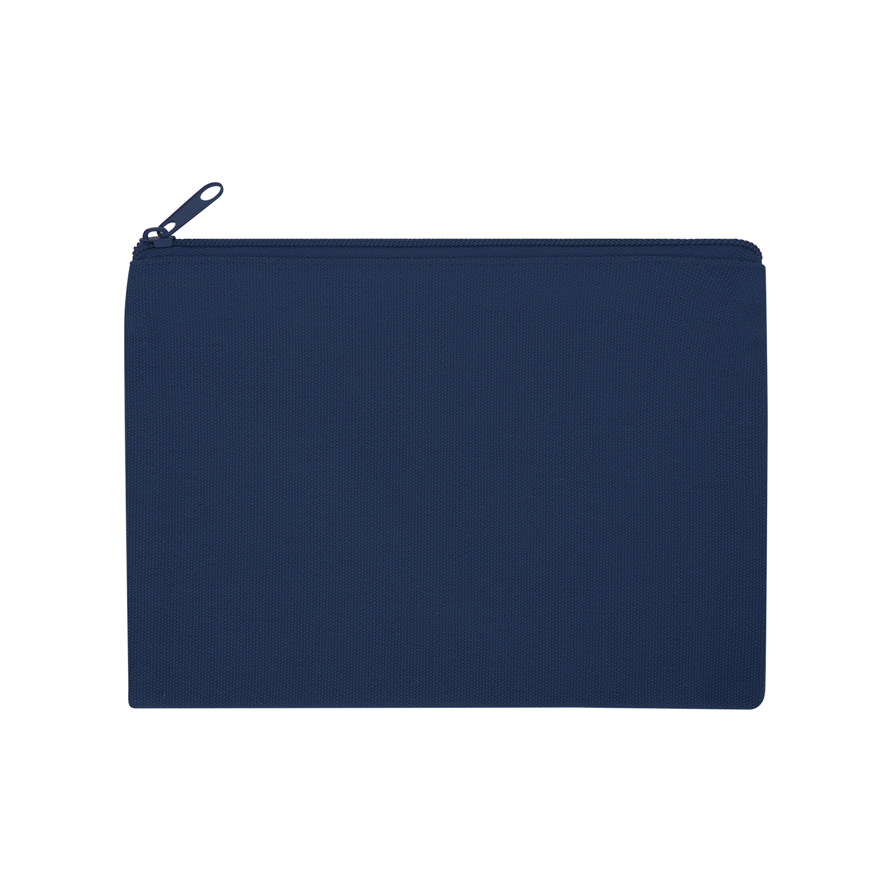 9" X 6" Cotton Canvas Zippered Pouch For Cosmetics, Toiletries & Tech Accessories 23