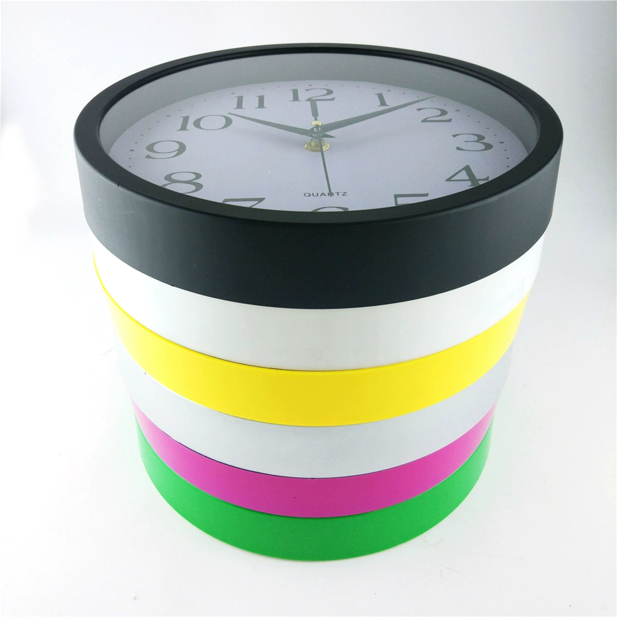 Personalized Plastic Wall Clock with Logo 2