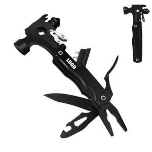 Safety Claw Hammer Pliers Multi Tool With Belt Cutter 22