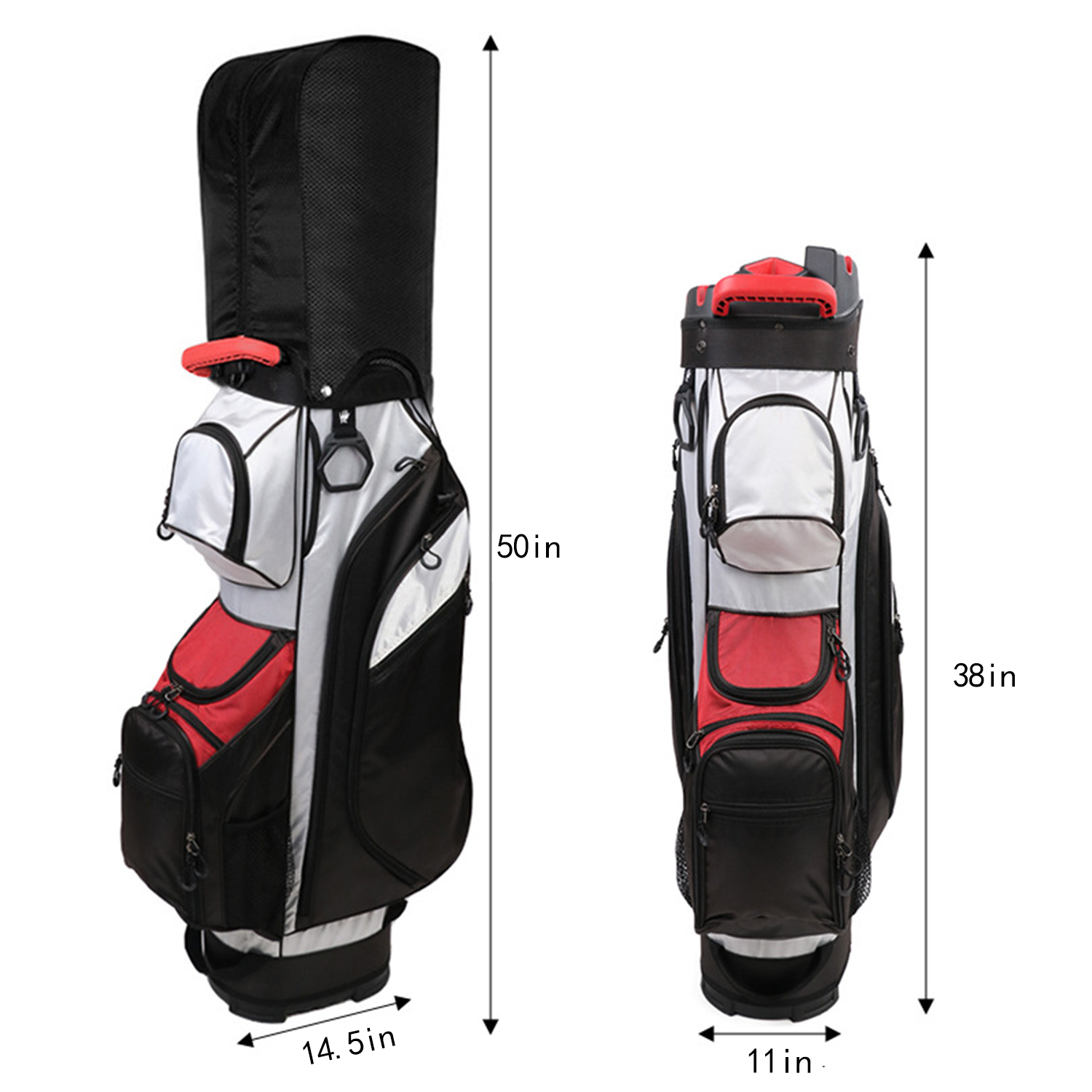 Durable Nylon Golf Club Bag – Spacious for Golfers 5