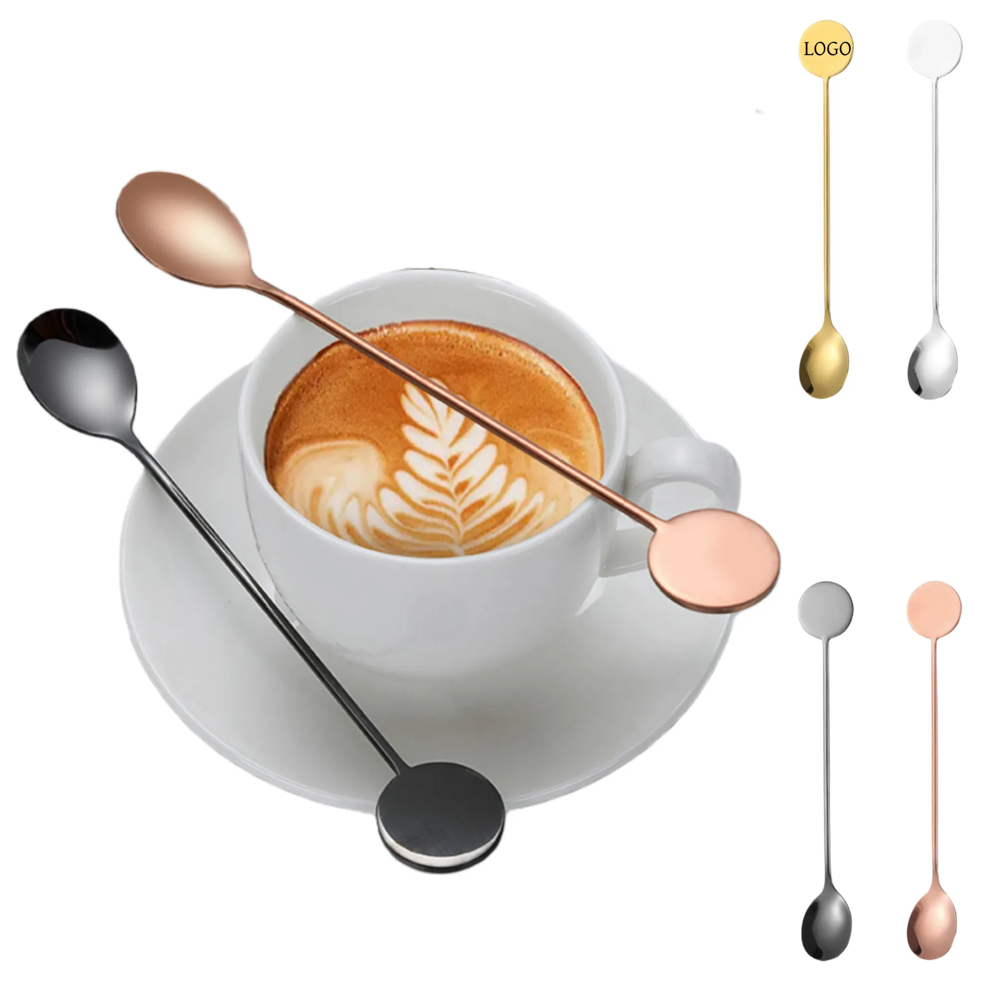 Customizable Logo Stainless Steel Coffee Spoon 4