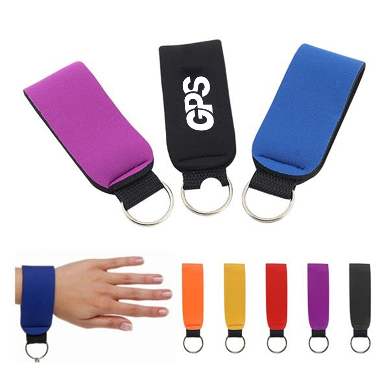 Neoprene Wrist Strap Keychain