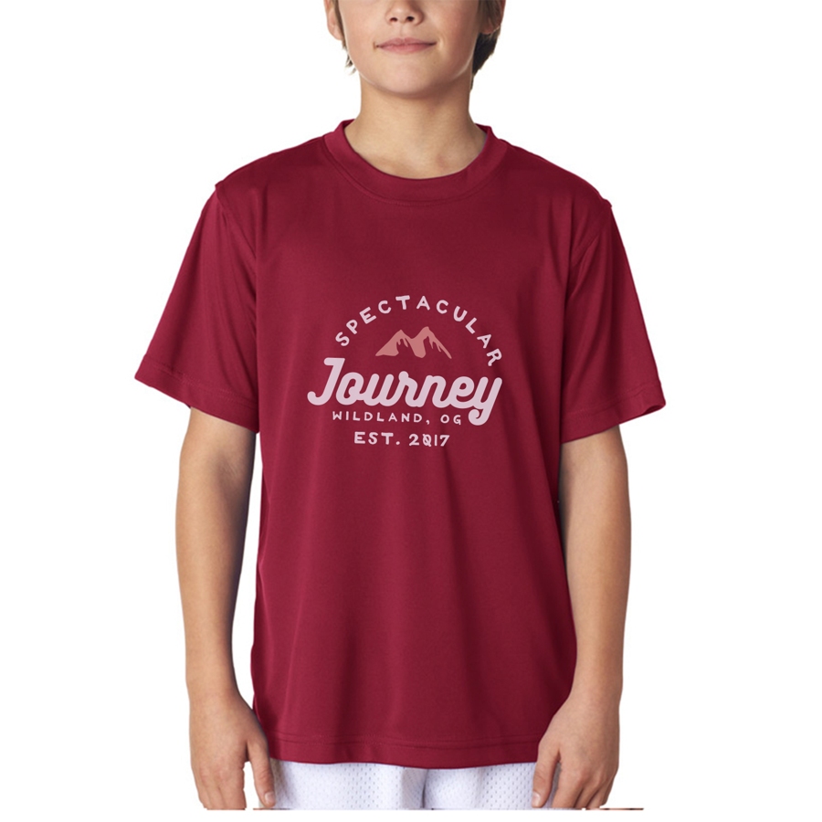 UltraClub Youth Cool & Dry Training Tee 4 oz 1