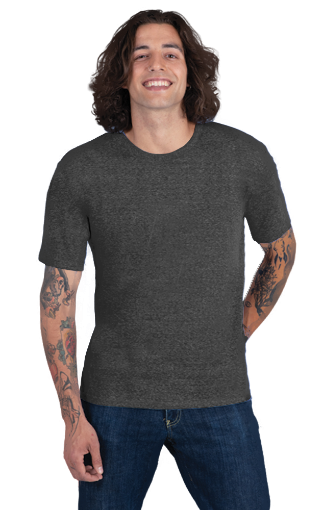 Adult Short-Sleeve Crew Neck Triblend T-Shirt 1