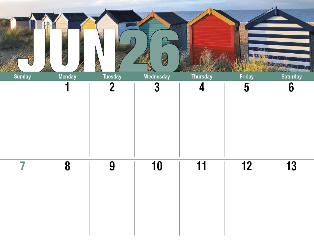 Good Value™ Seasonal Expressions Big Block - Stapled Calendar 21