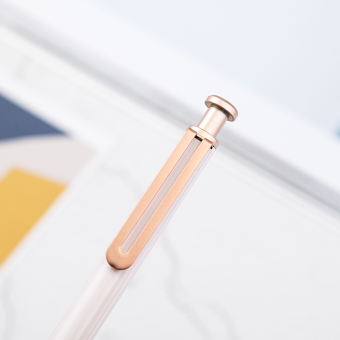 Promotional gift ball pen metal click action pen custom Logo 6