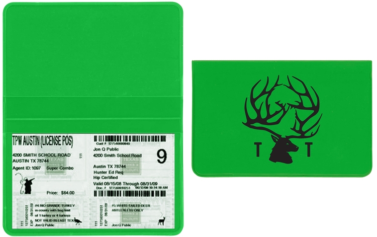 Hot Vinyl Color Foldover Card Case 3