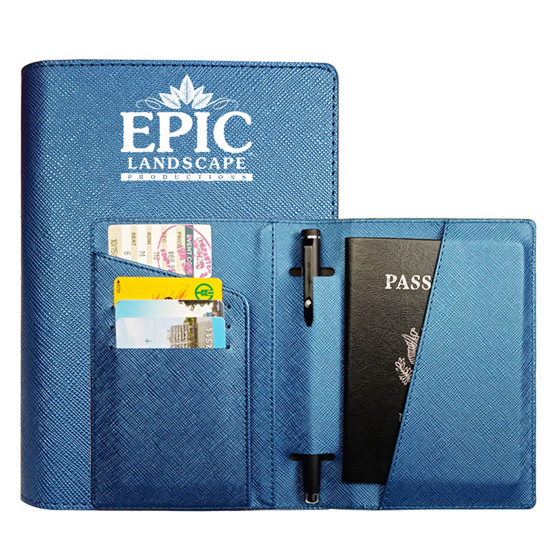 Leather Passport Holder with Card Slot 2