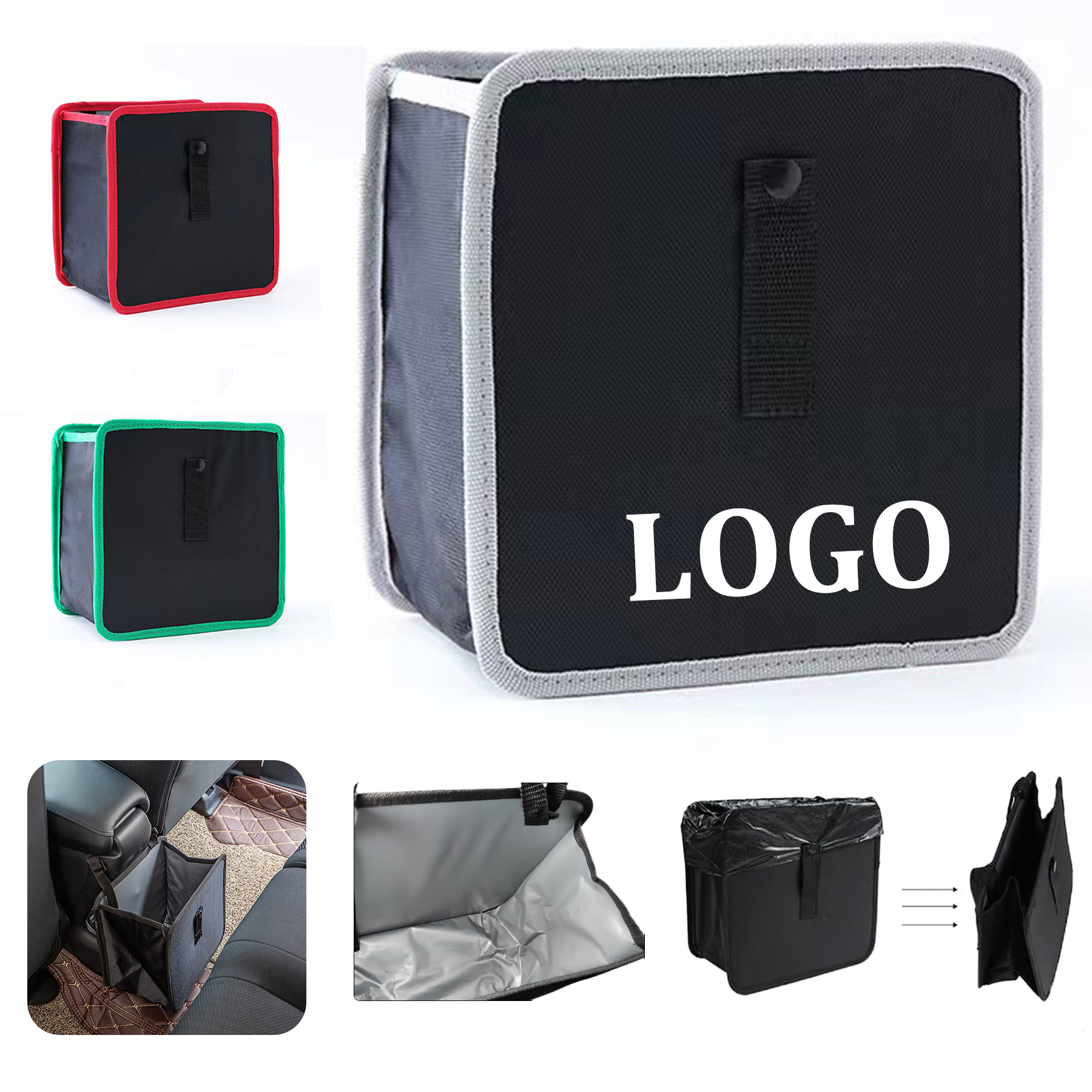 Foldable Car Trash Can 1