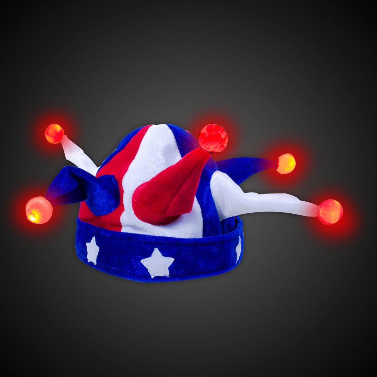 USA Jester LED Light Up Hat 3