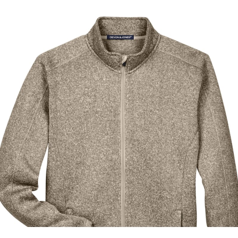 Devon & Jones Men's Bristol Full-Zip Sweater Fleece Jacket 8