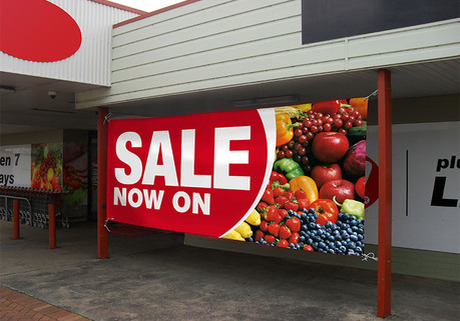 Customized Outdoor Banner Sign - 40" X 12" 5