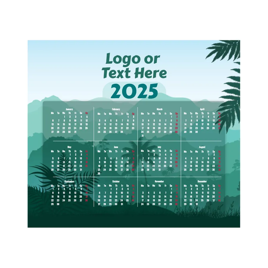 Nature Mouse Pad with Calendar 5