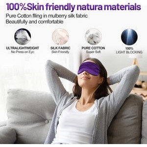 Double Layer Soft Silk Sleep Eye Mask 14