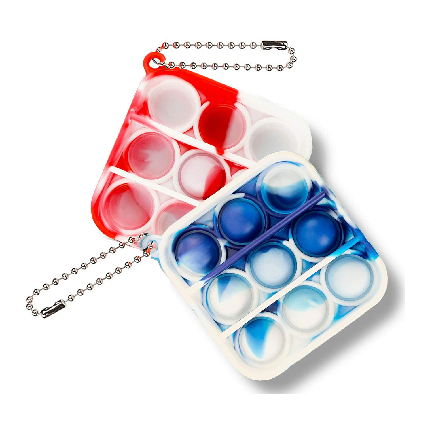 Push Bubble Fidget Sensory Toy With Buckle 1