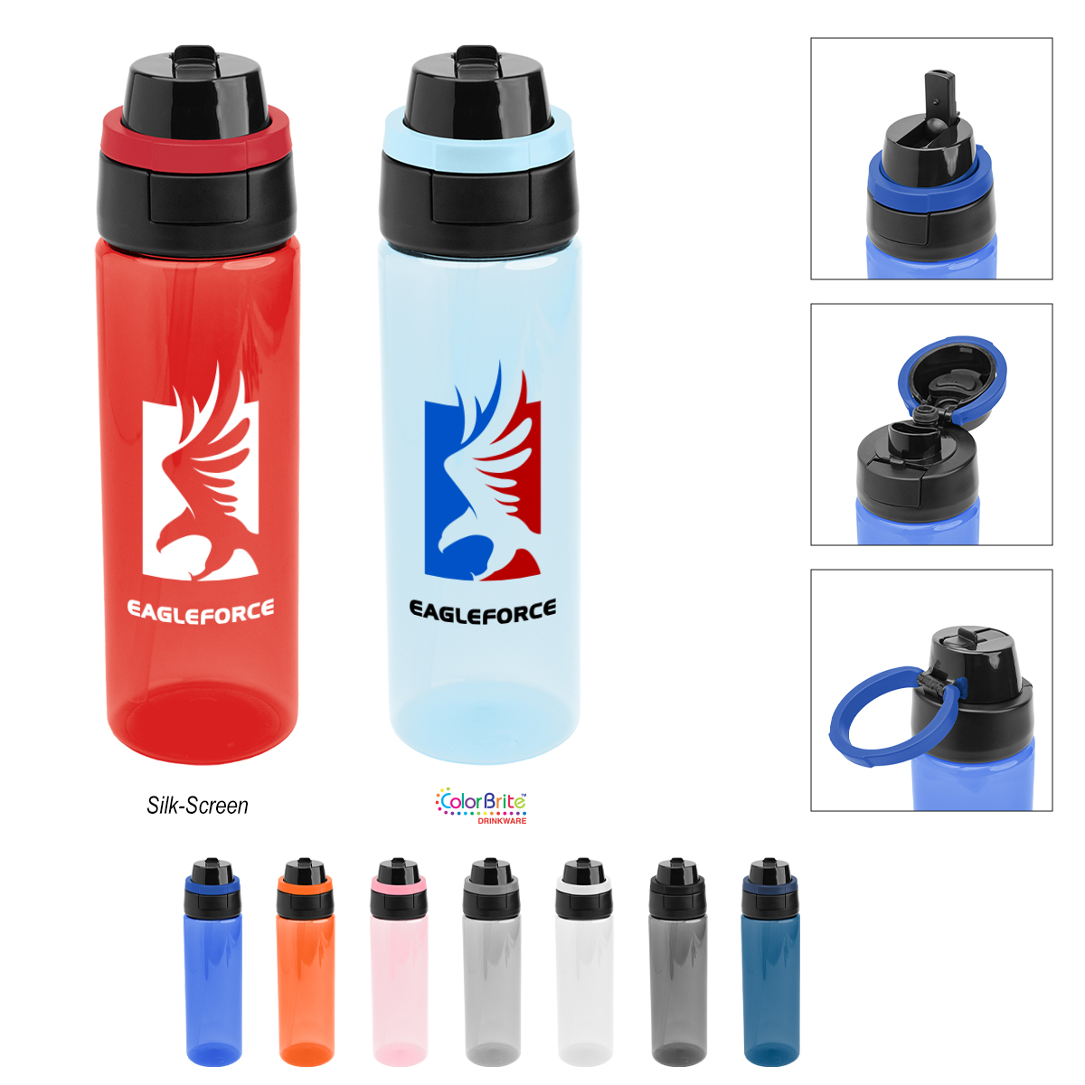 32 Oz. Pop Sip & Chug Recycled Stainless Steel Bottle