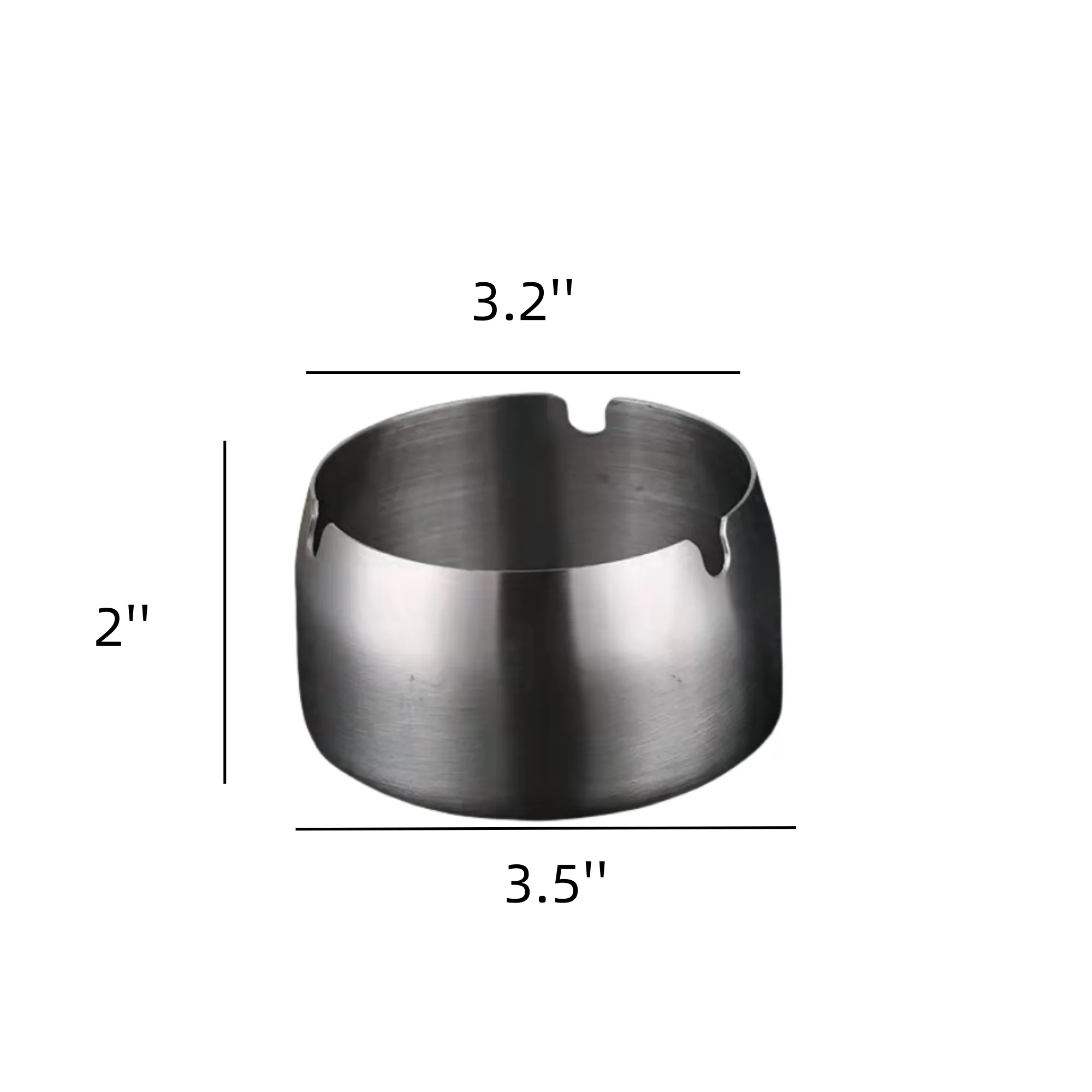 Custom Stainless Steel Ashtray 2