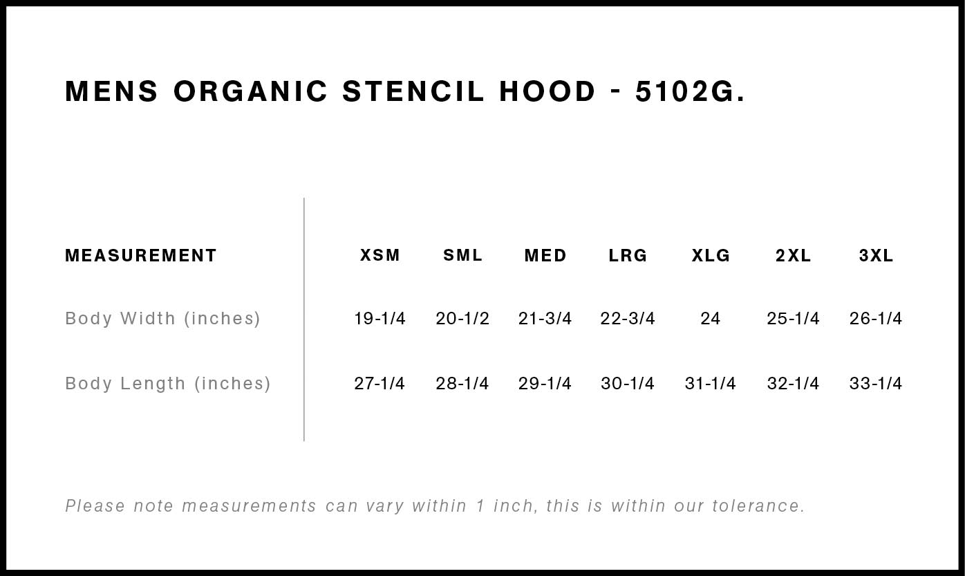 Organic Stencil Hood | 5102G 13