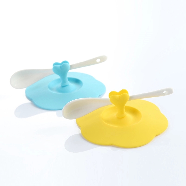 Silicone Lids with Spoon Holder 3