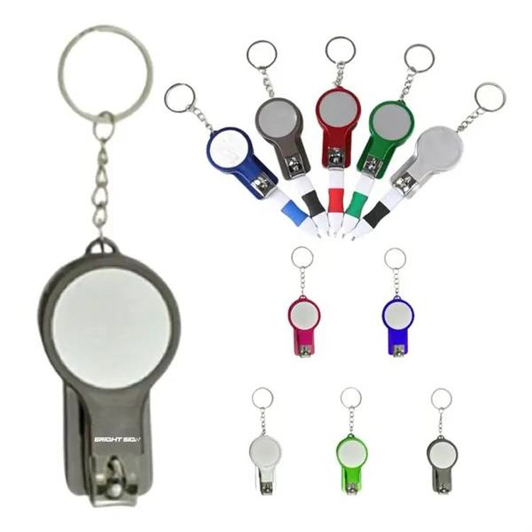 Multifunctional Nail Clipper Pen Keychain 2