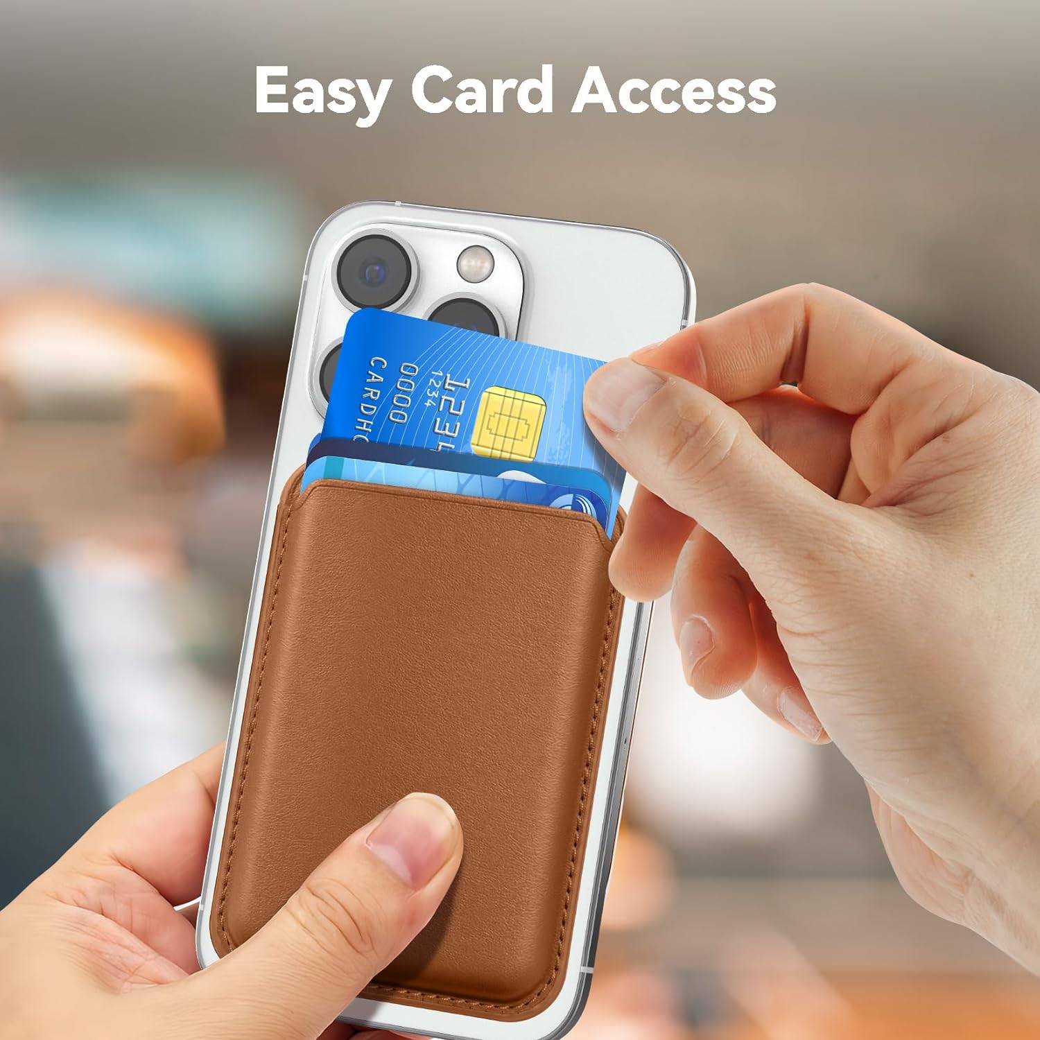 Foldable Magnetic Stand Card Holder 4